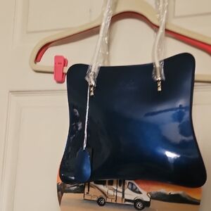 Beijo Navy and White Tote Bag